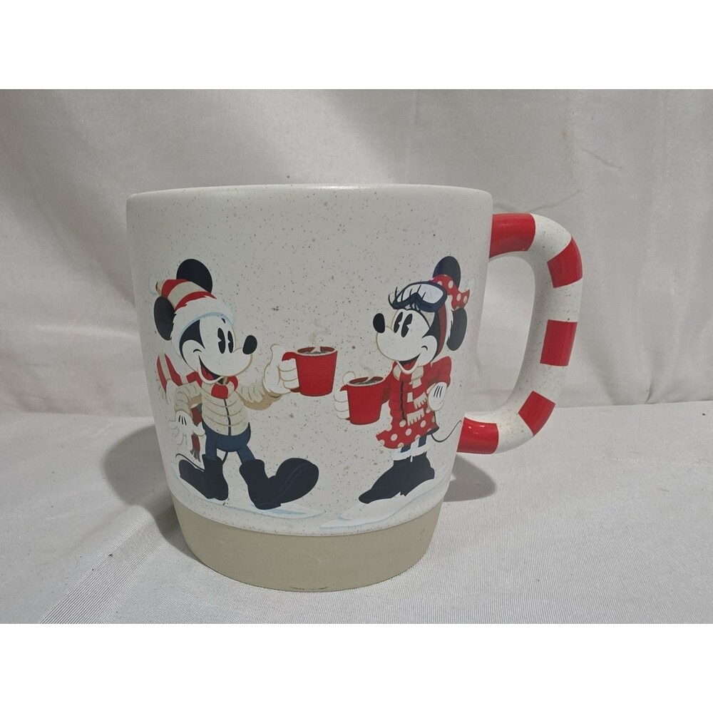 Disney Mickey Mouse & Friends Christmas Holiday Lodge Ceramic Coffee Mug 2021